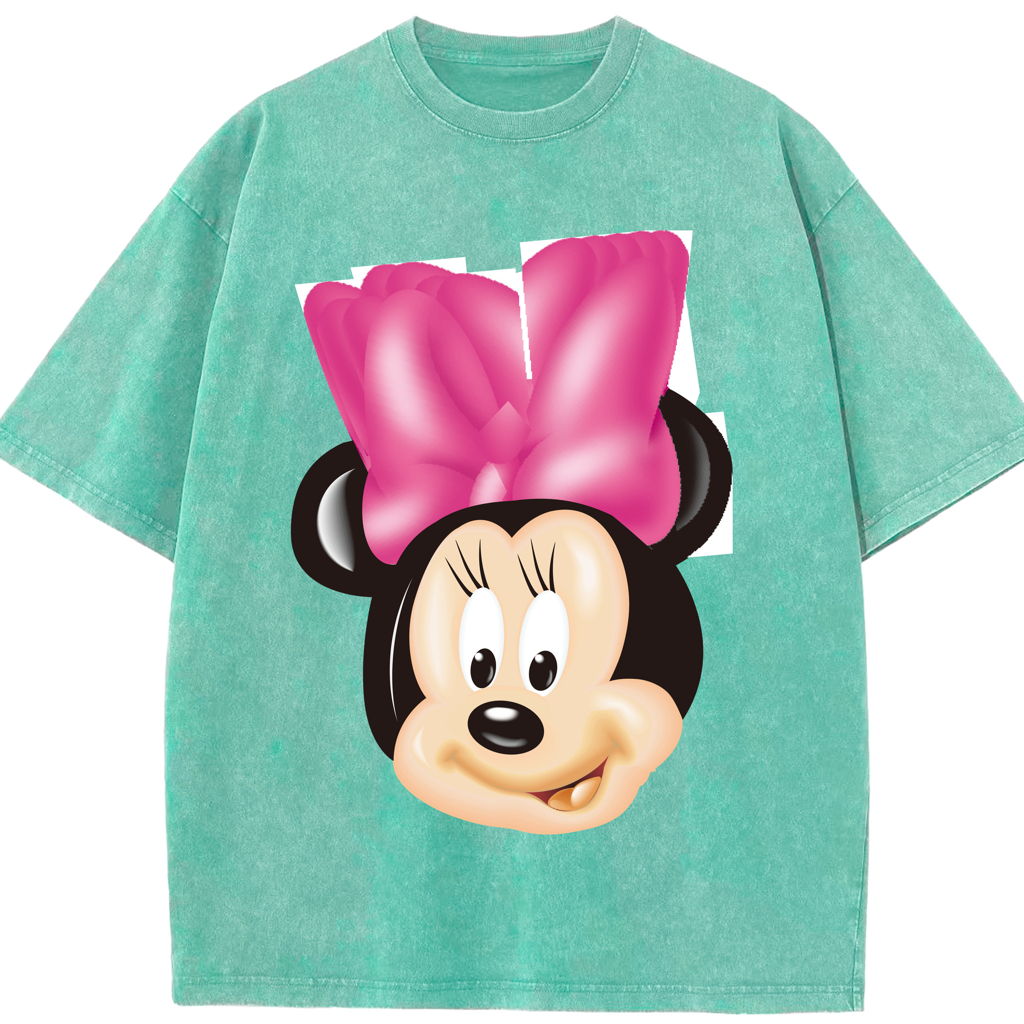ミッキーマウス Mickey Mouse 綿100% ヴィンテージ風 半袖Tシャツ（フロントプリント）